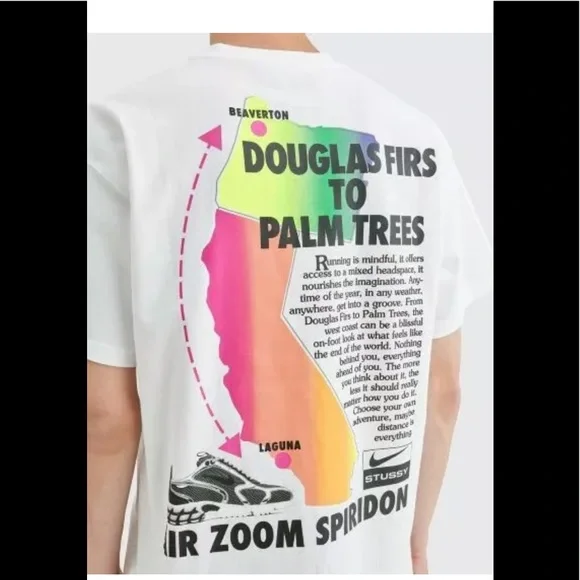 Nike Shirts New Nike Stussy Zoom Spiridon Douglas Firs Tshirt